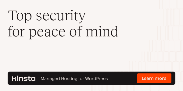 Top security and peace of mind for health websites — Kinsta managed WordPress hosting